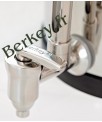 ROBINET BERKEY EN INOX AVEC TÉMOIN DE NIVEAU : Modèle pour Travel et Big Berkey  - Vue du logo (Réf. : BKY-SS-WVS-7).