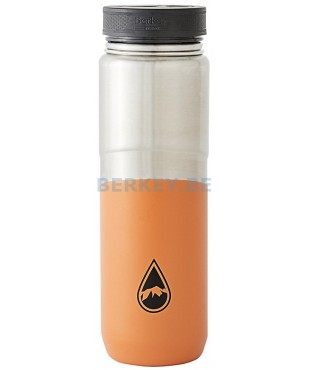 GOURDE ISOTHERME EN INOX - 0,76 litre : Couleur orange